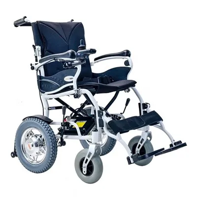 Folding Electric Wheelchair Rau Cov Neeg Tsis Taus Nrog Kho Folding Back-DYW-459-46A2